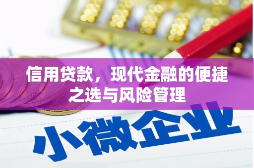 全州信用贷款，现代金融的便捷之选与风险管理