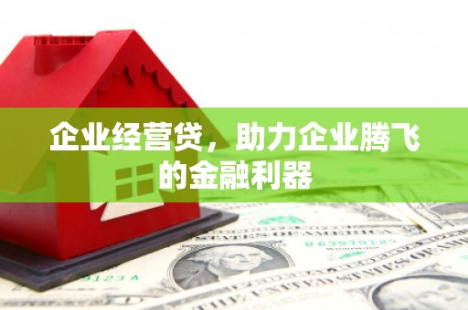 全州企业经营贷，助力企业腾飞的金融利器