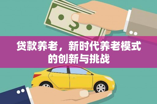 全州贷款养老，新时代养老模式的创新与挑战