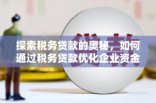 全州探索税务贷款的奥秘，如何通过税务贷款优化企业资金流