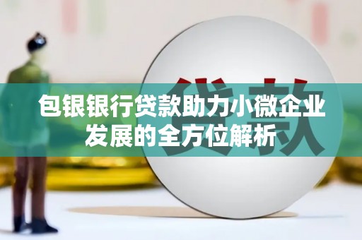 全州包银银行贷款助力小微企业发展的全方位解析