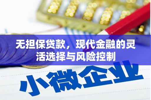 全州无担保贷款，现代金融的灵活选择与风险控制