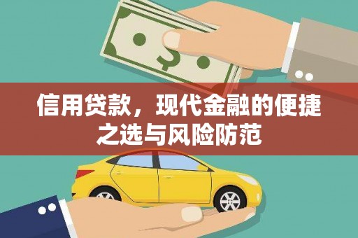 全州信用贷款，现代金融的便捷之选与风险防范