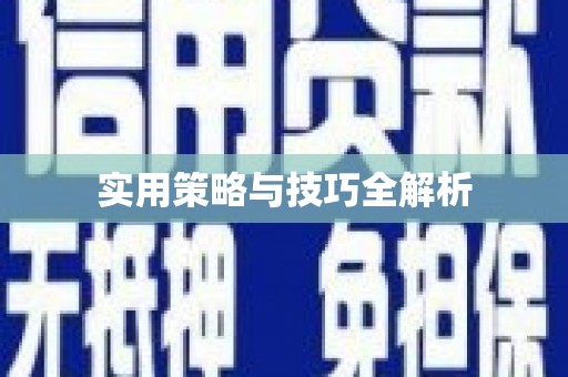 全州实用策略与技巧全解析