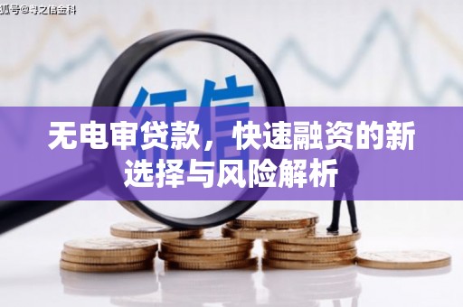全州无电审贷款，快速融资的新选择与风险解析