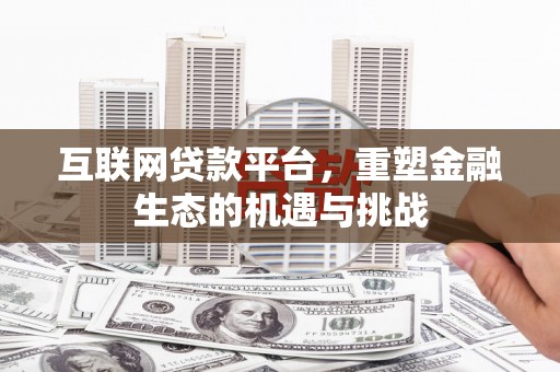 全州互联网贷款平台，重塑金融生态的机遇与挑战