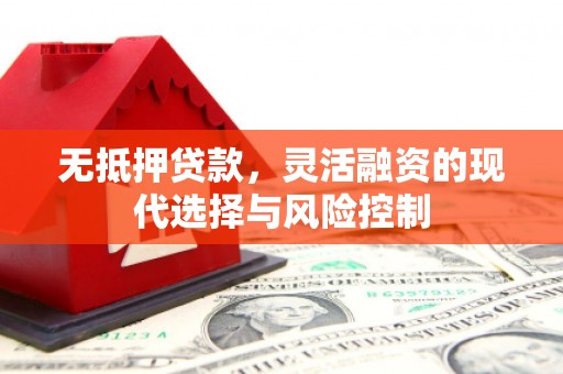 全州无抵押贷款，灵活融资的现代选择与风险控制