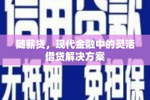 全州随薪贷，现代金融中的灵活借贷解决方案