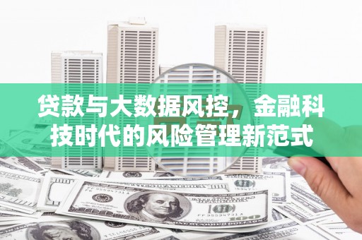全州贷款与大数据风控，金融科技时代的风险管理新范式