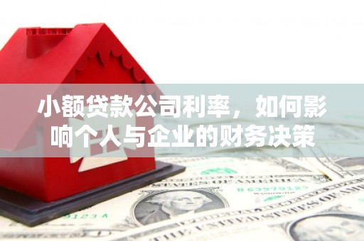 全州小额贷款公司利率，如何影响个人与企业的财务决策