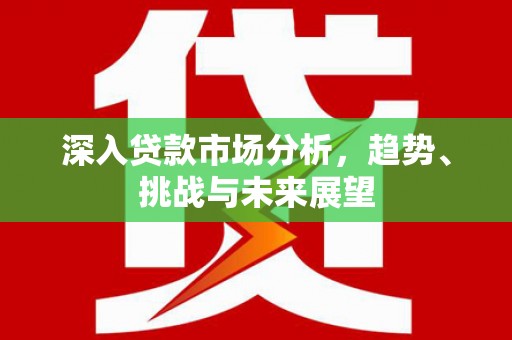 全州深入贷款市场分析，趋势、挑战与未来展望