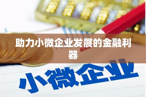 全州助力小微企业发展的金融利器