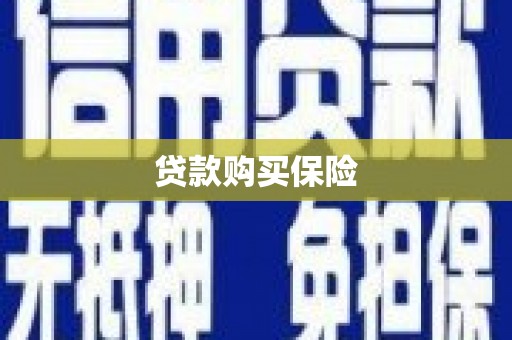 全州贷款购买保险