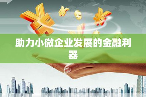 全州助力小微企业发展的金融利器