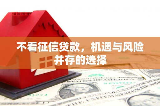 全州不看征信贷款，机遇与风险并存的选择